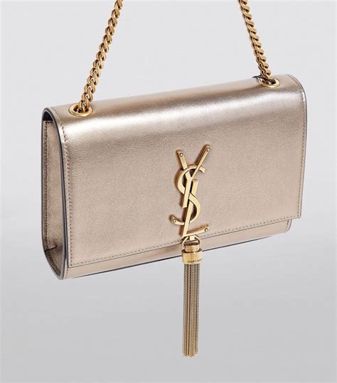 ysl tassel pink|KATE TASSEL SMALL IN METALLIC LEATHER .